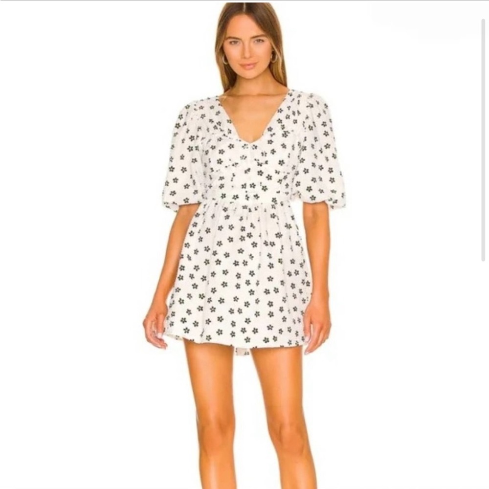 For Love & Lemons Connie Daisy Mini Dress